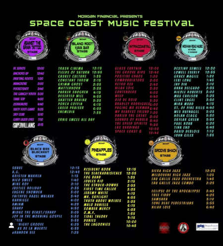 Space Coast Music Festival is presented by Morgan Financial