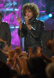Steve Bays and crowd