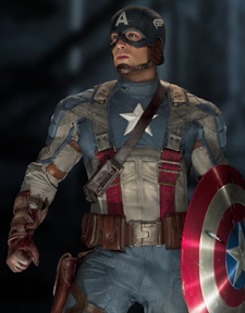 Chris Evans stars as Captain America