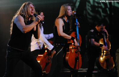 Apocalyptica joined by Tipe Johnson