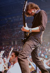 Dave Grohl and crowd