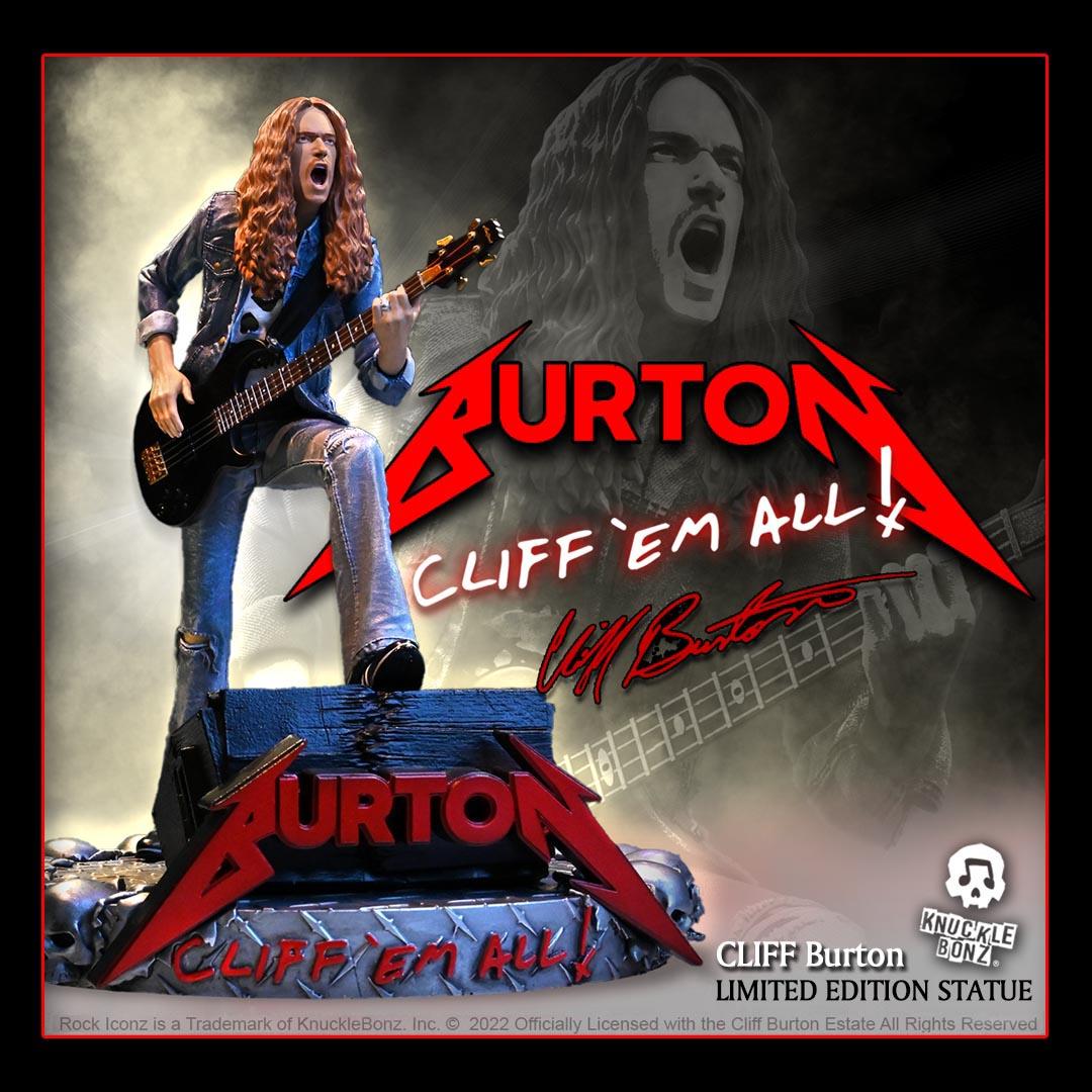 Metallica’s Cliff Burton Now a Rock Iconz